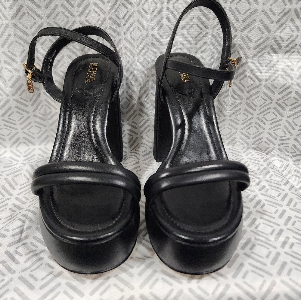 Michael Kors Black Platform Heels